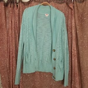 Turquoise cardigan