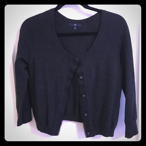 Dark gray cardigan