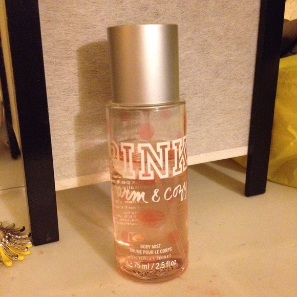 Partially used bottle of Pink's Warm & Cozy