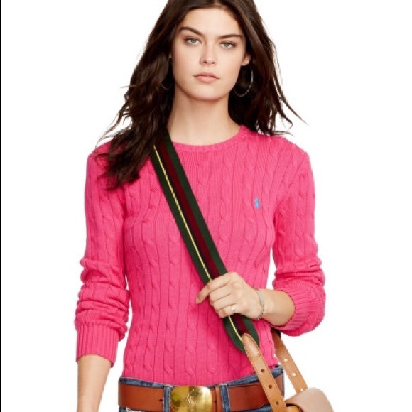 Polo Ralph Lauren Crew-Neck Cable-Knit Sweater