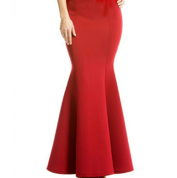 GRACIA Mermaid skirt (RED)