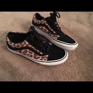 Authentic Cheetah Print Vans