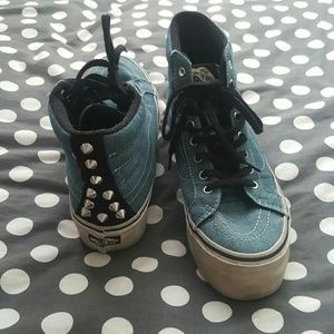 Rare Denim High Top Vans