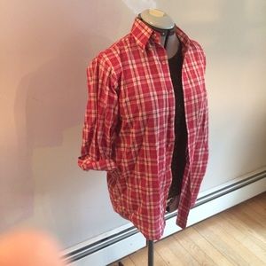 90s Oversized Plaid Shirt 💪