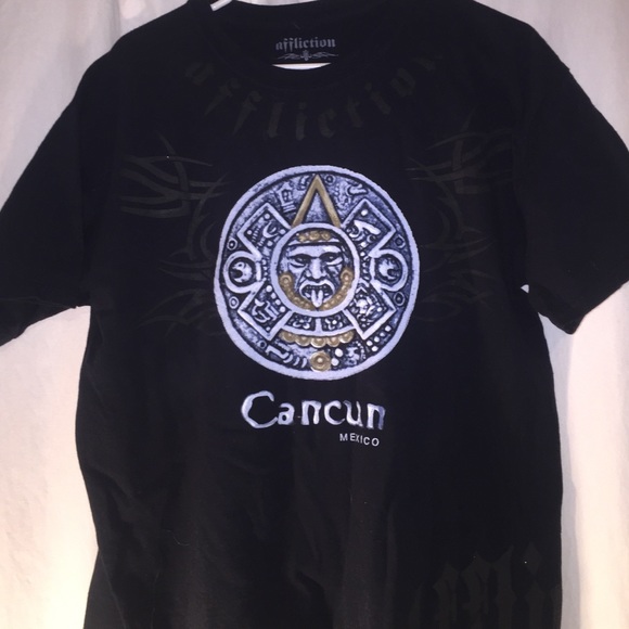 Cancun Mexico affliction shirt rare - Picture 2 of 4