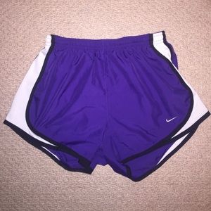 Nike running shorts purple Women's SMALL