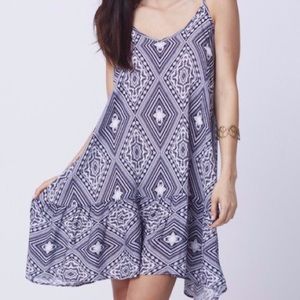 Bailey Blue Pattern A-line Dress