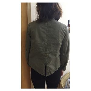 Green army jacket. Loved this jacket!Free people!