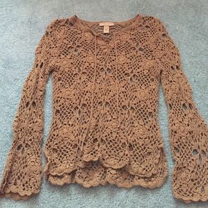 Perfect vintage crochet women's top