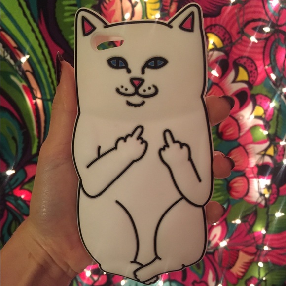 SOLD  6/6s fuck you cat phone case