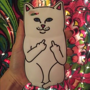 SOLD  6/6s fuck you cat phone case