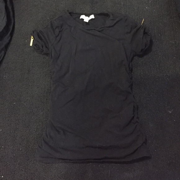 NWOT Michael Kors black short sleeve shirt sz S
