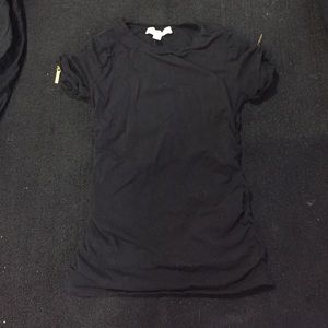 NWOT Michael Kors black short sleeve shirt sz S