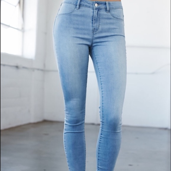 Super high rise jeans
