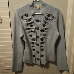 Anthropologie Casch Copenhagen 100% wool jacket