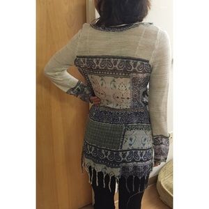 Free people long sleeve light weight shirt