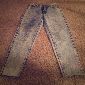 Vintage Acid wash denim circa 1980's