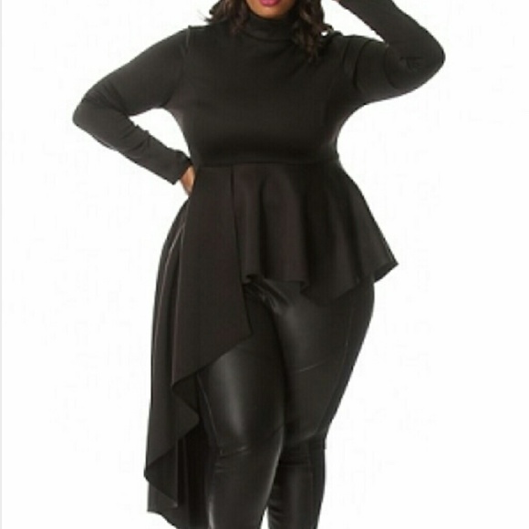 Gorgeous exaggerated peplum top