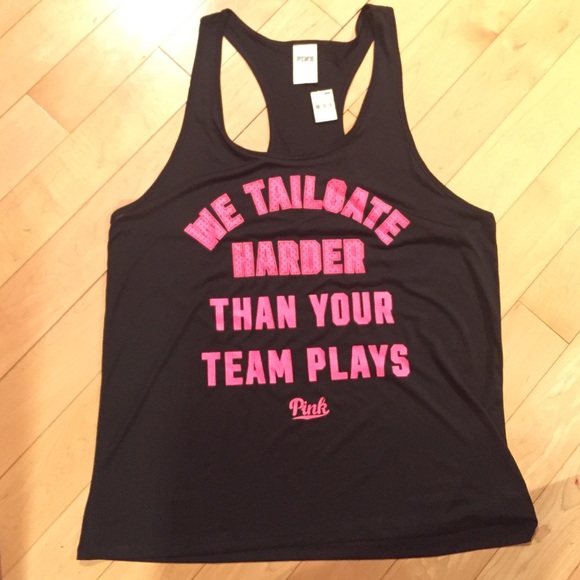 NWT EXCLUSIVE PINK TEAM RACERBACK TANK TOP!