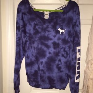 VS PINK slouchy crew sweater