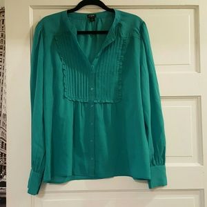 J crew factory Sheer Long sleeve