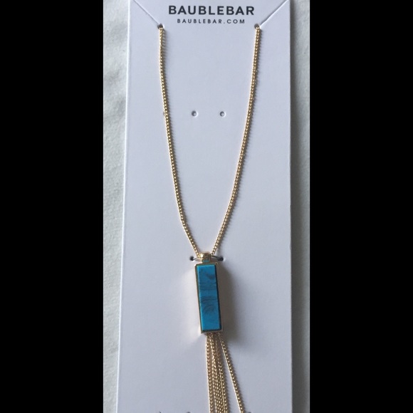 NWT Baublebar Turquoise Colored Necklace - Picture 3 of 4
