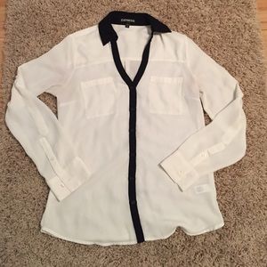 Express convertible portofino dress shirt