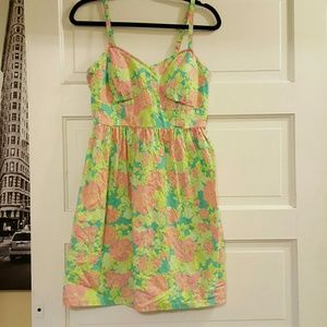 Floral print dress
