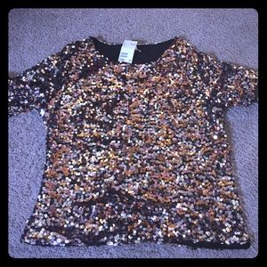 H&M Sequin Blouse L