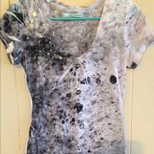 Short sleeved v neck