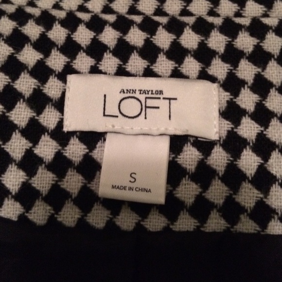 Ann Taylor Loft Houndstooth Coat - Picture 2 of 3