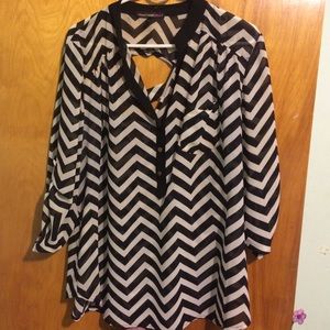 Chevron blouse