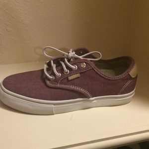 Burgundy Vans 7/9