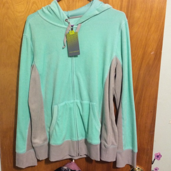 Teal and gray jacket