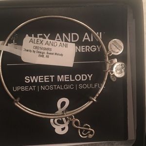 New Alex and Ani music note bracelet