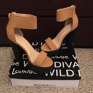 Open Toe Chunky Platform Heel