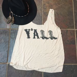 Super soft Y'ALL tank