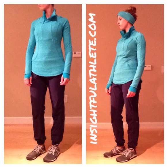 EUC lululemon baserunner half zip size 6