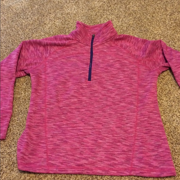 Pink half zip