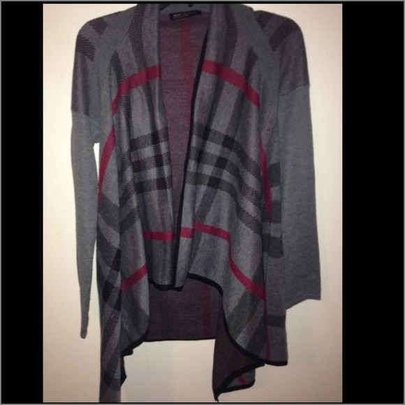 Plaid cardigan!!