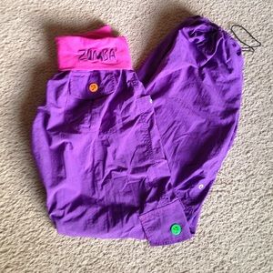 Purple Zumba pants