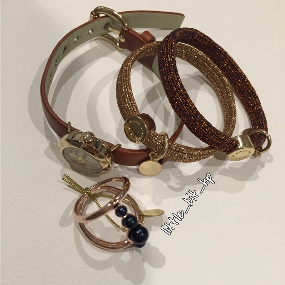 Colette Malouf Rose Gold Vermeil Pearl Sphere Ring - Picture 3 of 4