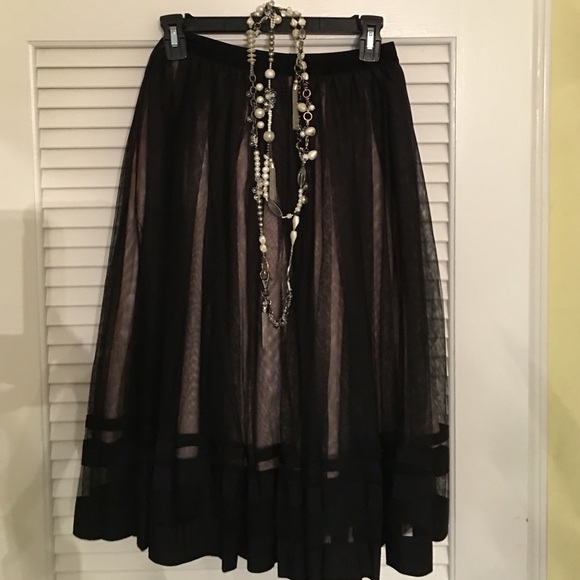 Fossil Dresses & Skirts - Adorable Black Fossil Tulle Skirt