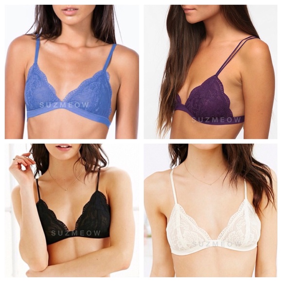 BEST SELLER - NWT Lace Bralettes • 7 Colors • S/M, M/L - Picture 2 of 4