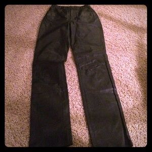 Genuine Leather Pants