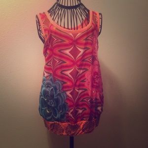 Desigual orange tank