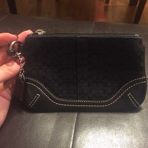 Small coach wristlet