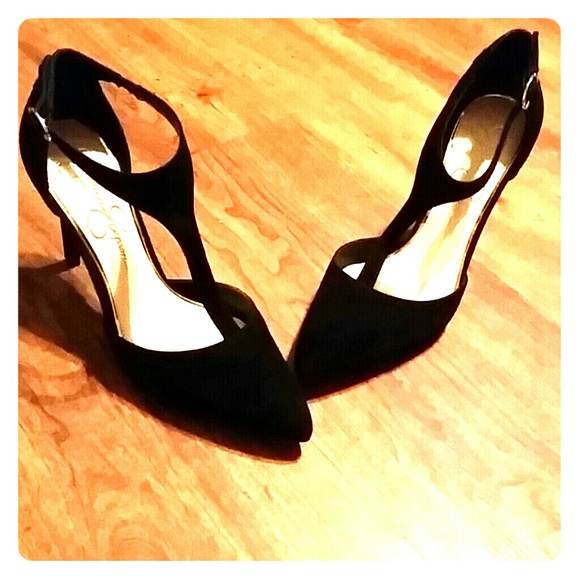 Jessica Simpson Shoes - Black jessica simpson heels size 6.5
