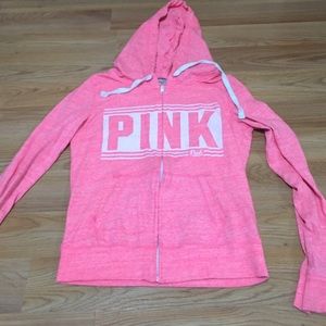 Vs Pink zip up jacket. Pink