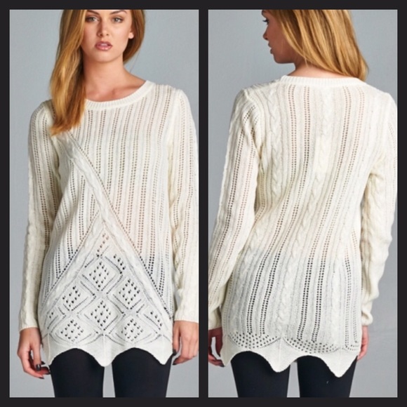 Ivory Knit Sweater
